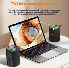Magnetic Split Bluetooth Subwoofer Speaker – High-Fidelity Portable Audioj